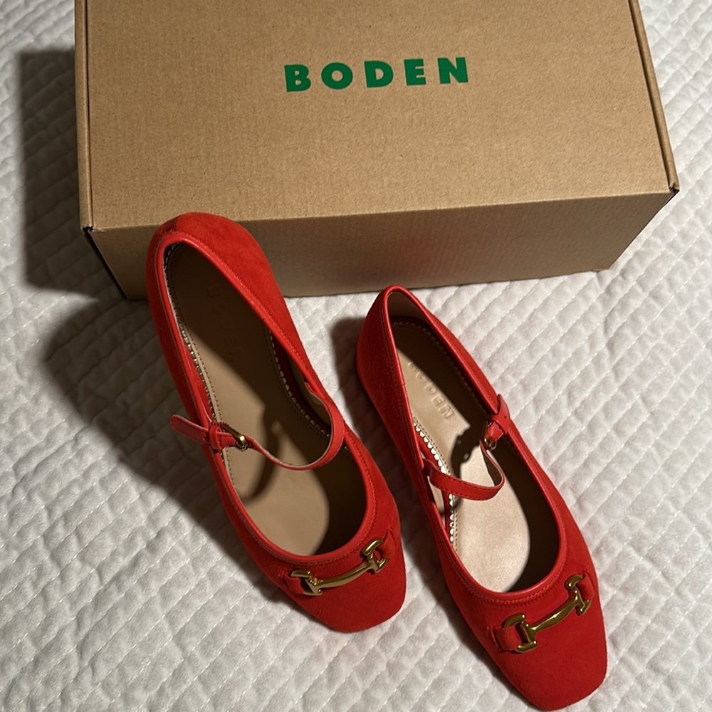New BODEN Iris Snaffle Mary Jane Flats Size 6 - Picture 7 of 10